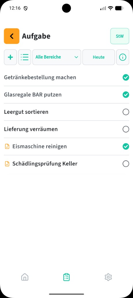 Aufgaben: Gemeinsam bearbeiten